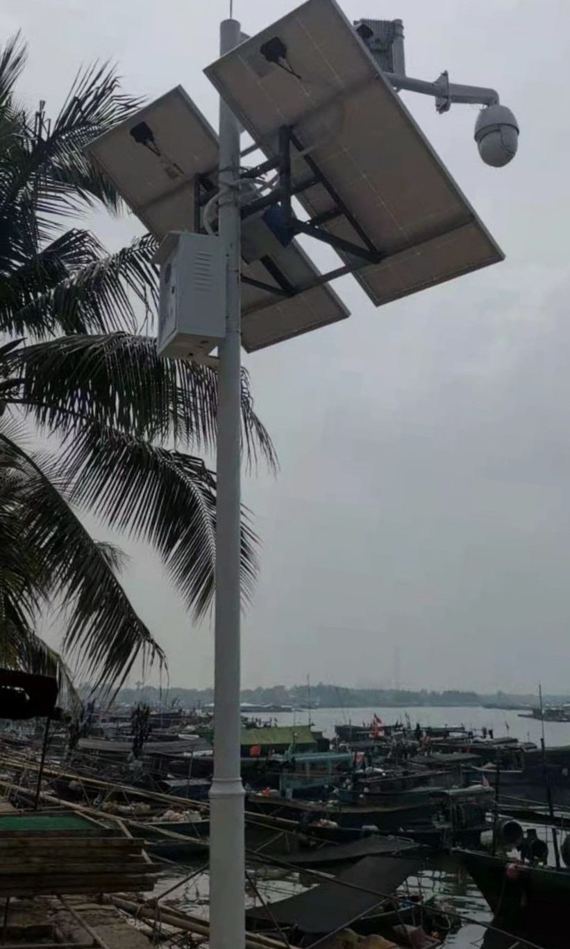 湛江雷州乌石港码头无线监控系统采用深圳安视源无线微波设备